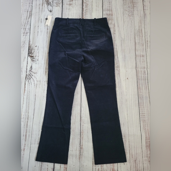 Anthropologie the Essential Navy Corduroy Pants Straight Leg Classic NEW NWT 4 - Picture 8 of 8